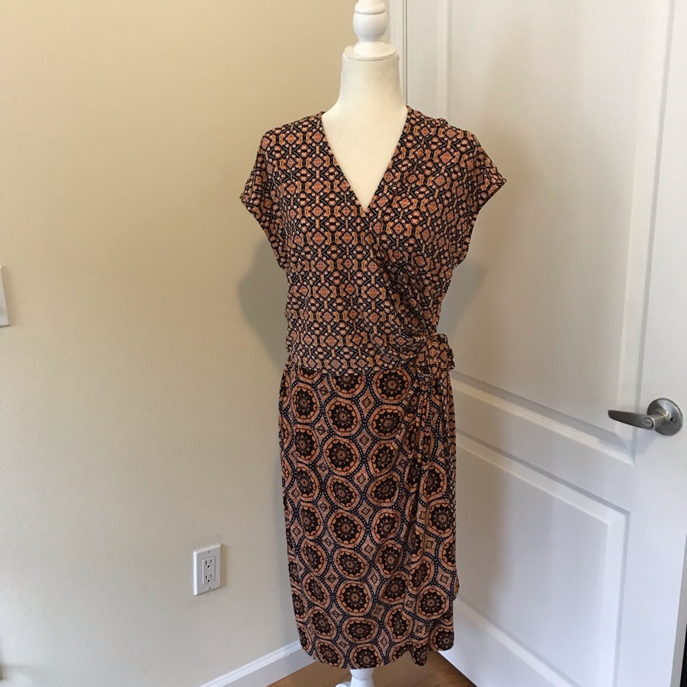 Maggy London Plus Size Pattern Jersey Dress sx 1x